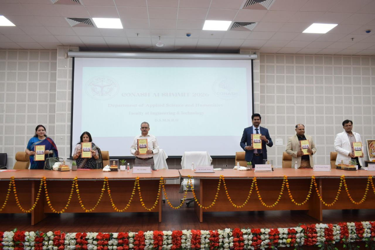 डॉक्टर शकुंतला मिश्रा विश्वविद्यालय में CONASH AI SUMMIT 2026 का आयोजन, AI के बढ़ते प्रभाव पर हुई चर्चा